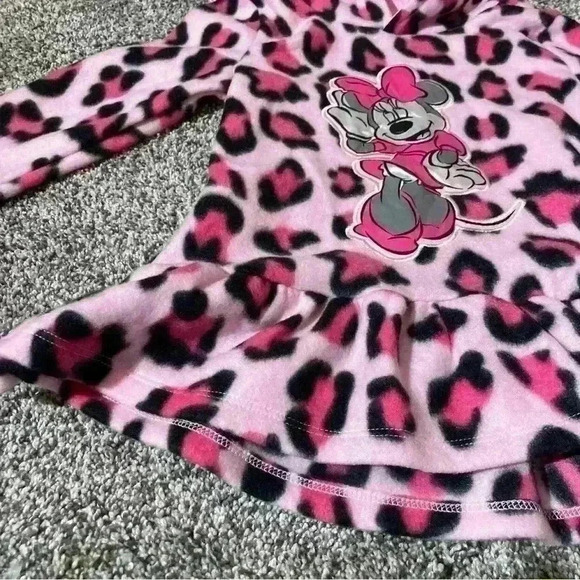Disney Minnie Mouse Hoodie Sz 6 Girls 100% Polyester - Picture 2 of 8